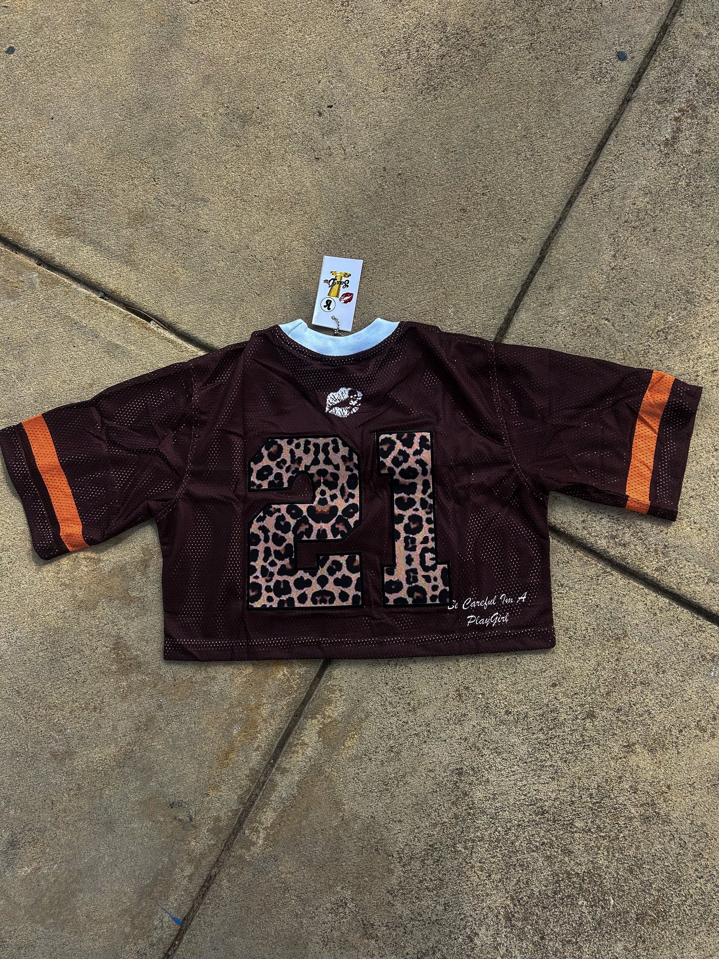 Cropped Brown Women’s Jersey
